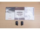 取扱説明書、メンテナンスノート完備。スマートキーは2個となります♪