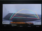 バックガイドモニターで、後方を確認しながら安心して駐車することが出来ます。運転初心者も熟練者も必須の機能ですよ!