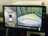 【パノラマモニター】専用のカメラにより、上から見下ろしたような視点で360度クルマの周囲を確認することができます☆死角部分も確認しやすく、狭い場所での切り返しや駐車もスムーズに行えます。