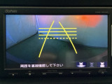 バックでの車庫入れも安心です! リアカメラが付いているバックモニター付のナビを装備しております。操作線もついており距離感も画面から確認できます。