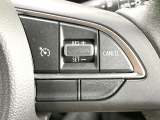 【クルーズコントロール】高速道路もラクラク走行。アクセルを離しても一定速度で走行ができ、長距離運転時の負担を軽減!加速・減速も簡単なスイッチ操作で調整できます。
