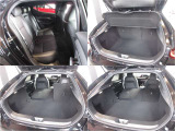 リアシートを倒せば、広い荷室を確保できます☆