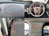 運転席・助手席SRSエアバッグに加えて、フロントシートSRSサイドエアバッグ、SRSカーテンエアバッグを装備。6つのエアバッグで衝撃に備えます。