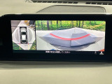 【360&deg;ビューモニター】専用のカメラにより、上から見下ろしたような視点で360度クルマの周囲を確認することができます☆死角部分も確認しやすく、狭い場所での切り返しや駐車もスムーズに行えます。