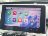 ●Apple Car Play:スマホとの有線接続で、ナビ・オーディオ再生などスマホのアプリ機能が画面でも使える便利機能です!