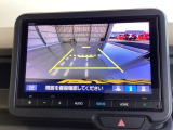 便利な3ビュー切り替え、ガイド線表示付きのバックカメラです。後退時、後方の視界をサポートします