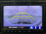 リアカメラ付で、後方をナビ画面で確認。車庫入れも安心です。もちろん、バックギアと連動しています。