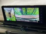 【アラウンドビューモニター】専用のカメラにより、上から見下ろしたような視点で360度クルマの周囲を確認することができます☆死角部分も確認しやすく、狭い場所での切り返しや駐車もスムーズに行えます。