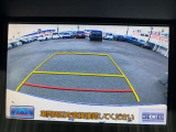 後方モニター表示でバック時の障害物もしっかり見えます!