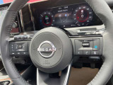 ステアリングスイッチはプロパイロットコントロールスイッチ・オーディオスイッチ付です。写真はプロパイロットコントロール。