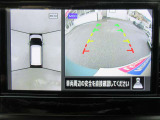 車の真上から見下ろしたような360度視界の良い『アラウンドビューモニター』です♪♪ 苦手な狭い駐車場、暗い所でも確認ができてとっても安心です♪♪