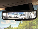 【デジタルインナーミラー】後席の大きな荷物や同乗者で後方が確認しづらい時でも安心!カメラが撮影した車両後方の映像をルームミラー内に表示。クリアな視界で状況の確認が可能です!