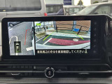 左前タイヤ付近の映像でドライバーの死角を補助。発進低速時の障害物、溝等の確認が出来ます。