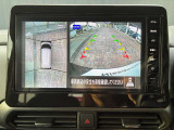バック時に自車の真後ろの映像&上から見下ろした映像を映してくれますのでラクラク駐車が可能です(^_^)-☆