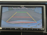 駐車時の安全確認をサポートするバックカメラも使用できます。
