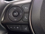 ステアリングスイッチ装備!運転しながら手元でオーディオの操作などができます。