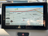 社外大型ナビ付いてます!フルセグTV、ミュージックプレイヤーとの接続もできますよ♪