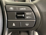 ハンドルにHondaセンシング系のクルーズコントロールやレーンキープアシストなどのスイッチが装備されています。ハンドルから手を離さず安全に操作できます。