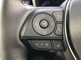【ステアリングスイッチ】左です。ハンドルから手を離さず、運転に集中したまま手元でオーディオ操作等ができます。