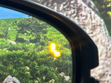 【ブラインドスポットインフォメーション】走行中、ドアミラーの死角になりやすい箇所に後続車が接近するとサイドミラー付近に警告を表示、ドライバーに注意喚起をしてくれます。