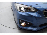 消費電力の少ないLEDヘッドランプを採用しています。フォグランプはハロゲン仕様になっています。