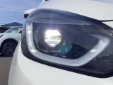 LEDヘッドライトが安全な夜間走行をサポートしてくれます♪照射範囲が広くなるので前方視界が全体的に明るくなり、夜間走行をしっかりアシスト♪