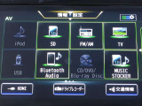 フルセグTV視聴可能・CD/DVD/Blu-ray/再生機能付きで、Bluetoothオーディオや音楽レコーディングにも対応しており、車内のエンターテインメントが充実しております ♪
