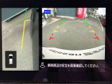 アラウンドビューモニター 駐車場での車庫入れや狭い道路での走行にカメラで確認が出来るので安心です。
