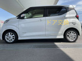 左側面修理跡(リヤドア交換ほか板金)