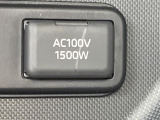 【1500Wアクセサリーコンセント】消費電力1500Wまでの家電が使えます。キャンプやスポーツ・アウトドアでのアクティビティはもちろん、災害・停電の際に大活躍♪