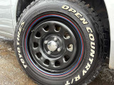 ☆デイトナホイール☆オープンカントリー☆    タイヤ:TOYO 14インチオープンカントリー♪♪ お好みのタイヤ・ホイールもお探しすることもできますのでお気軽にご相談ください。お気に入りの1台を♪