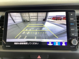 リアカメラの画像です!3ビュー切り替えやガイド線表示ができるバックカメラですバックでの車庫入れも安心です。
