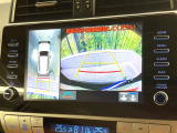 【パノラミックビューモニター】専用のカメラにより、上から見下ろしたような視点で360度クルマの周囲を確認することができます☆縦列駐車や幅寄せ時に活躍してくれます♪