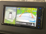 【アラウンドビューモニター】専用のカメラにより、上から見下ろしたような視点で360度クルマの周囲を確認することができます☆死角部分も確認しやすく、狭い場所での切り返しや駐車もスムーズに行えます。