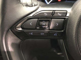 【ステアリングスイッチ】左です。ステアリングから手を離さず、運転に集中したまま手元でオーディオ操作等が出来ます。