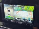 【アラウンドビューモニター】専用のカメラにより、上から見下ろしたような視点で360度クルマの周囲を確認することができます☆死角部分も確認しやすく、狭い場所での切り返しや駐車もスムーズに行えます。