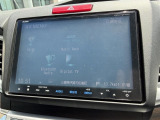ナビ付きです。リバース時には後方も映ります