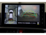 車両を上から見たような映像表示するパノラミックビューモニター付き!