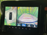 【全方位モニター用カメラ】専用のカメラにより、上から見下ろしたような視点で360度クルマの周囲を確認することができます☆死角部分も確認しやすく、狭い場所での切り返しや駐車もスムーズに行えます。