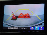 バックガイドモニターを装備しています、車庫入れもラクラクです。