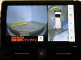 パノラミックビューモニター付きです。全方向の確認ができて安心です。