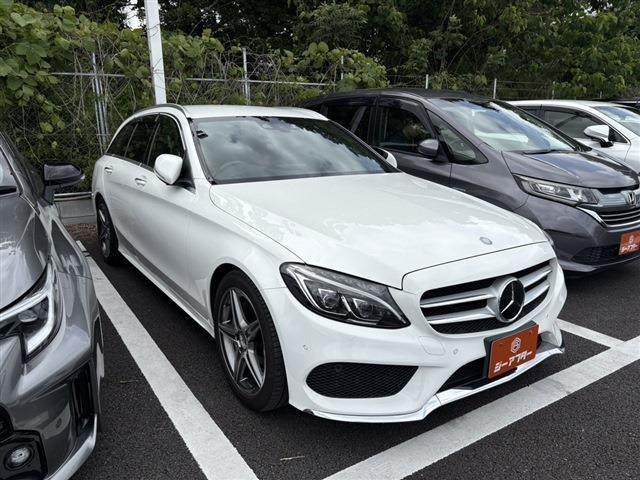 Cクラスワゴン C200 スポーツ 禁煙車 赤レザーシート