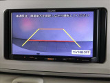 後方の見にくい視界もバックモニターで確認サポートして駐車時も安心☆
