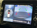 【アラウンドビューモニター】専用のカメラにより、上から見下ろしたような視点で360度クルマの周囲を確認することができます☆死角部分も確認しやすく、狭い場所での切り返しや駐車もスムーズに行えます。