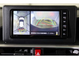 車両を上から見たような映像表示するパノラミックビューモニター付き!
