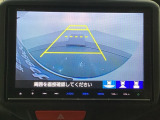 バックでの車庫入れも安心です! リアカメラが付いているバックモニター付のナビを装備しております。操作線もついており距離感も画面から確認できます。
