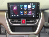 9インチスマホ連携ディスプレイオーディオです。バックカメラも付いて車庫入れ・駐車も安心です。Bluetooth対応機器を登録して音楽を楽しんだりハンズフリー通話が出来て便利です。
