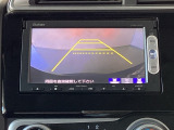 便利な3ビュー切り替え、ガイド線表示付きのバックカメラです。後退時、後方の視界をサポートします
