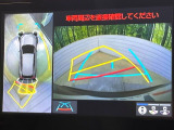【パノラミックビューモニター】専用のカメラにより、上から見下ろしたような視点で360度クルマの周囲を確認することができます☆死角部分も確認しやすく、狭い場所での切り返しや駐車もスムーズに行えます。