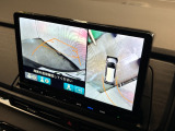 マルチビューカメラシステム搭載で駐車が苦手な方も全方向を確認しながらの駐車が可能です!カメラは選択可能でフロントだけサイドだけ等便利にご使用いただけます!